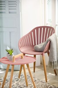 LifestyleGarden Nassau 50cm Round Coffee Set   Pink | Garden Furniture Online