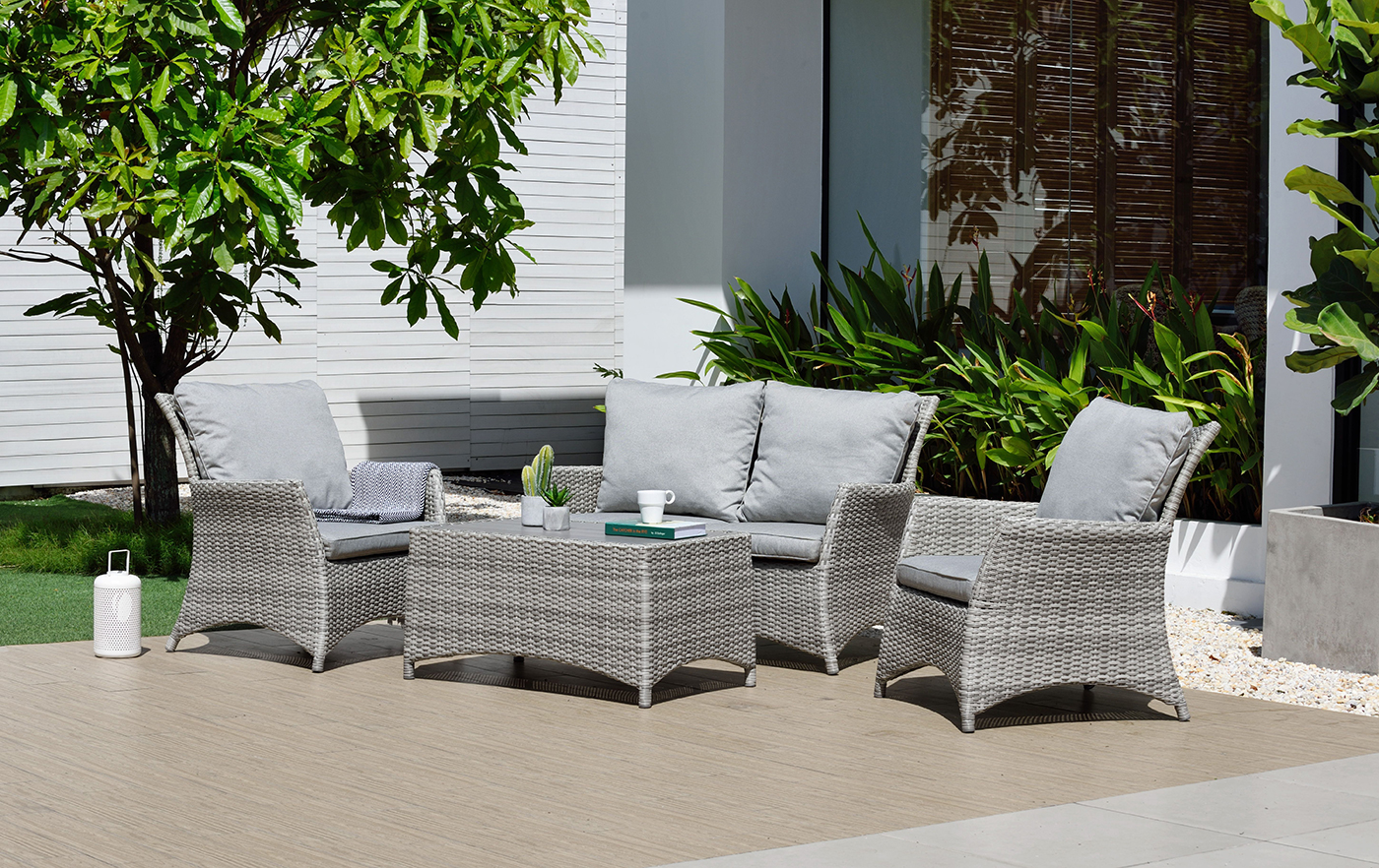 LifestyleGarden Aruba Lounge Coffee Set | Garden Furniture Online