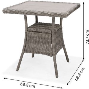 LifestyleGarden Bermuda Bistro Set in Grey | Garden Furniture Online