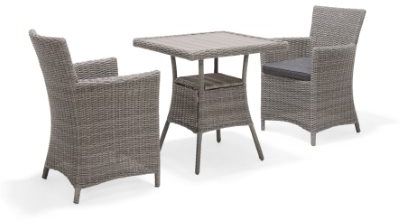 LifestyleGarden Bermuda Bistro Set in Grey | Garden Furniture Online