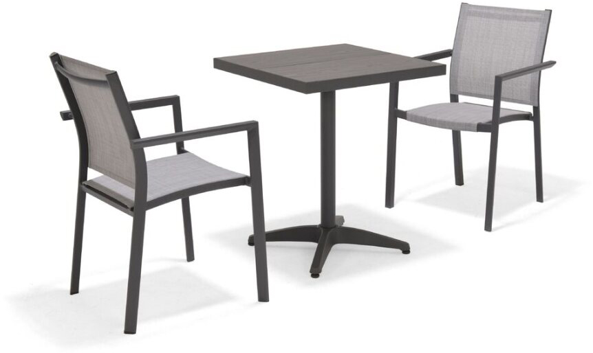 LifestyleGarden Urbanite Solana Dark Bistro Set