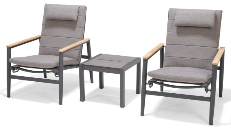 LifestyleGarden Topaz Reclining Companion Set | Garden Furniture Online