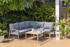 LifestyleGarden Panama Light 80cm Corner Set | Garden Furniture Online