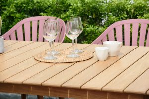 LifestyleGarden Nassau DuraOcean 6 Seat Rectangular Dining Set   Mixed | Garden Furniture Online