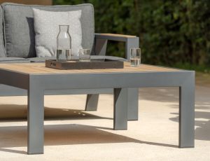 LifestyleGarden Palau 100cm Square Corner Set | Garden Furniture Online