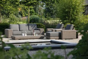 4 Seasons Outdoor Kingston Lounge Set in Pure Weave | Garden Furniture Online