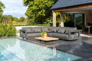 4 Seasons Outdoor Metropolitan Right Hand Corner Set | Garden Furniture Online