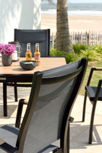 LifestyleGarden Panama 4 Seat Stacking Dining Set   Weathernet | Garden Furniture Online