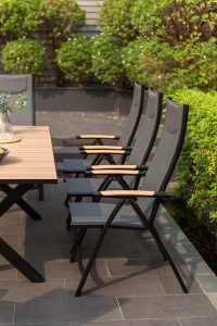 LifestyleGarden Panama 8 Seat Reclining Dining Set   Weathernet | Garden Furniture Online