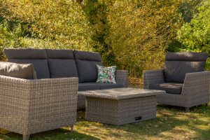 LifestyleGarden Bermuda Hi Lo Lounge Set in Grey | Garden Furniture Online