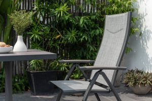 LifestyleGarden Urbanite Panama Dark Reclining Bistro Set | Garden Furniture Online