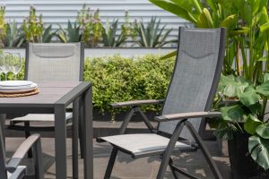 LifestyleGarden Urbanite Panama Dark 6 Seat Mixed Dining Set | Garden Furniture Online