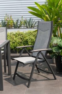 LifestyleGarden Urbanite Panama Dark 6 Seat Mixed Dining Set | Garden Furniture Online