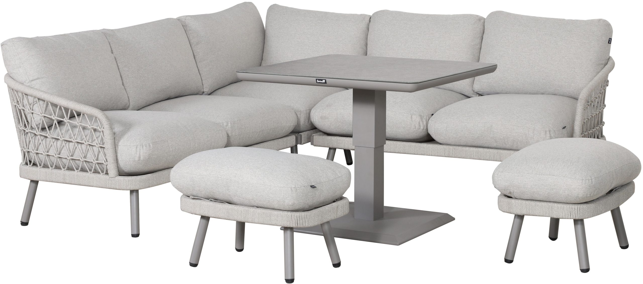 Hartman Aries Height Adjustable Corner Dining Set | Garden Furniture Online