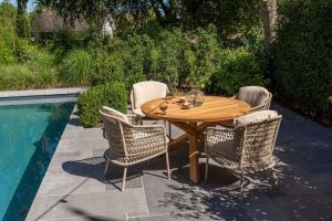 4 Seasons Outdoor Puccini 4 Seat Dining Set | Garden Furniture Online