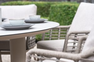 4 Seasons Outdoor Puglia 6 Seat Round Dining Set | Garden Furniture Online