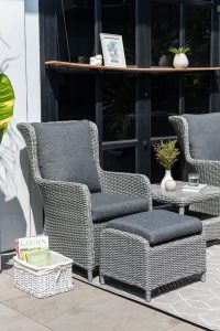 LifestyleGarden Martinique Grey Companion Set | Garden Furniture Online