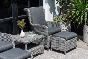 LifestyleGarden Martinique Grey Companion Set | Garden Furniture Online