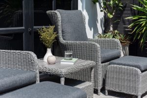 LifestyleGarden Martinique Grey Companion Set | Garden Furniture Online