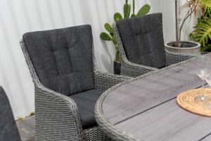 LifestyleGarden Martinique Grey 6 Seat Dining Set | Garden Furniture Online