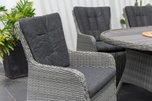 LifestyleGarden Martinique Grey 6 Seat Dining Set | Garden Furniture Online