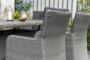 LifestyleGarden Martinique Grey 6 Seat Dining Set | Garden Furniture Online