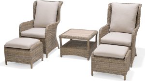 LifestyleGarden Martinique Natural Companion Set | Garden Furniture Online