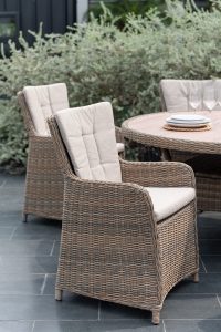 LifestyleGarden Martinique Natural 4 Seat Dining Set | Garden Furniture Online