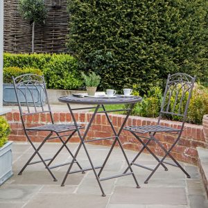 Gallery Outdoor Burano Outdoor Bistro Set Ember | Garden Furniture Online