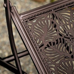 Gallery Outdoor Brindisi 2 Seater Bistro Set Noir | Garden Furniture Online