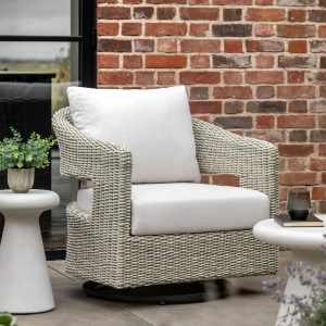 Gallery Direct Hvar Swivel Chair | Garden Furniture Online