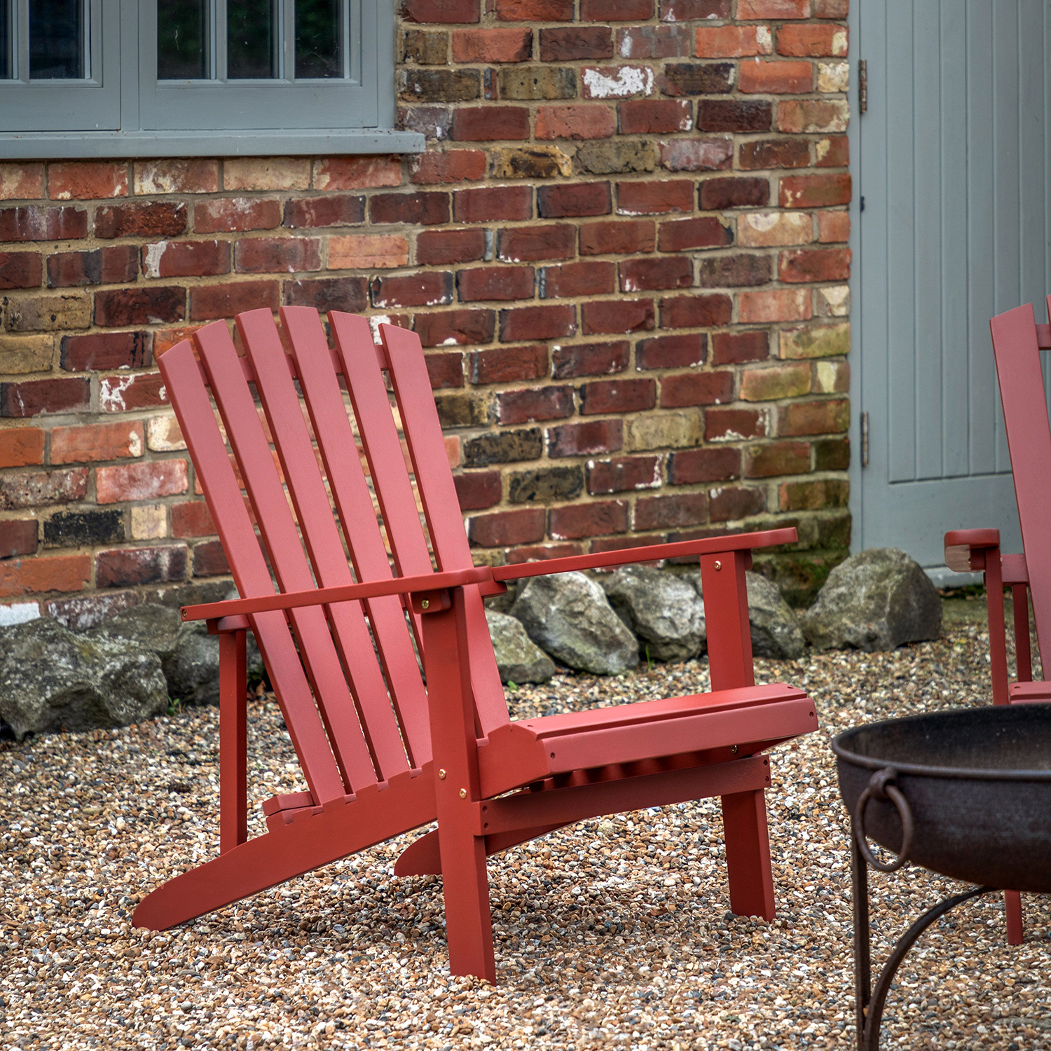 Gallery Direct Siena Lounge Chair Rust