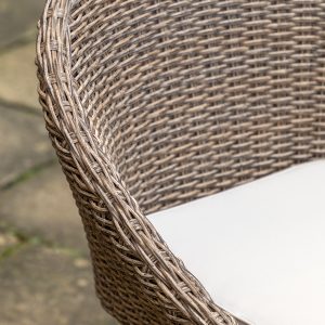 Gallery Direct Avena 4 Seater Round Dining Set | Garden Furniture Online