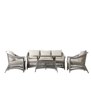 Gallery Outdoor Menton Country Sofa DiningTea Set Stone | Garden Furniture Online