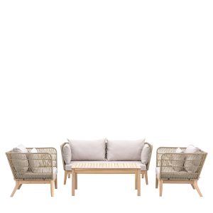 Gallery Outdoor Cataldo Lounge Set Natural | Garden Furniture Online