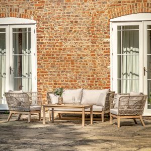 Gallery Outdoor Cataldo Lounge Set Natural | Garden Furniture Online