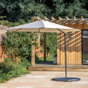 Gallery Outdoor Vazzano 3m Cantilever Parasol Cream | Garden Furniture Online