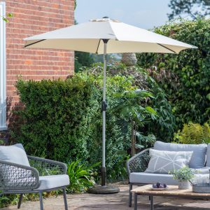 Gallery Outdoor Vazzano 27m Parasol Cream | Garden Furniture Online