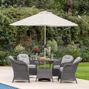 Gallery Outdoor Vazzano 2x3m Parasol Cream | Garden Furniture Online