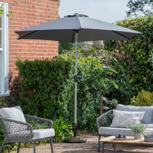 Gallery Outdoor Vazzano 27m Parasol Grey | Garden Furniture Online