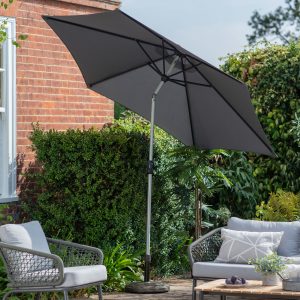 Gallery Outdoor Vazzano 27m Parasol Grey | Garden Furniture Online