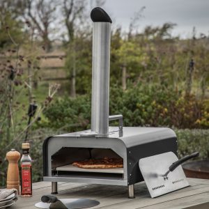 Gallery Outdoor Sassari Pellet Pizza Oven Black | Garden Furniture Online