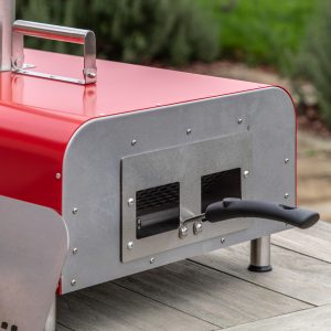 Gallery Outdoor Sassari Pellet Pizza Oven Red | Garden Furniture Online