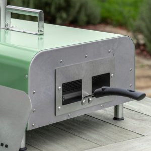 Gallery Outdoor Sassari Pellet Pizza Oven Green | Garden Furniture Online