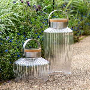 Gallery Outdoor Tremiti LED Solar Lantern Large | Garden Furniture Online