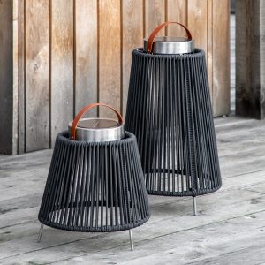 Gallery Outdoor Firenze LED Solar Lantern Large | Garden Furniture Online